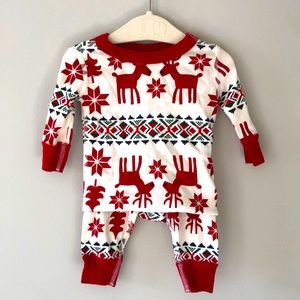 Hanna Andersson baby long John pajamas deer deer